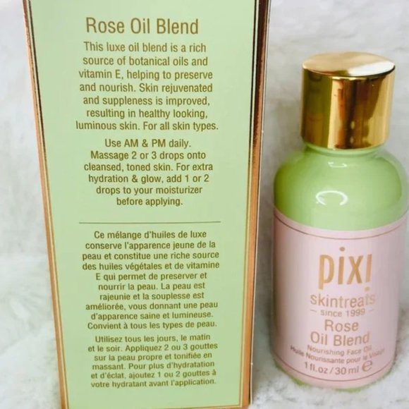 Pixi Skintreats Rose Oil Blend Skin Oil New in Box 1 fl oz / 30 ml Full … - Picture 4 of 5